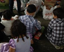 Campanha de Natal do Estado atende 5,3 mil crianças e idosos com ações de voluntariado. Foto: Ari Dias/AEN