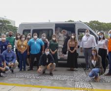 A edição 2021 da campanha Cesta Solidária Paraná, encerrada na terça-feira (06), conseguiu arrecadar mais de 200 toneladas de alimentos. Foto Gilson abreu/AEN